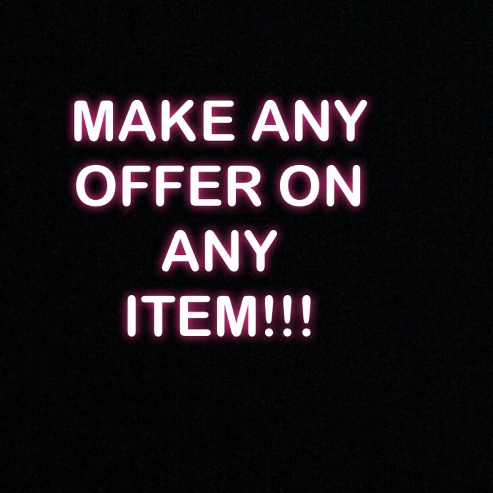 CLOSET CLEAN OUT!! Every price is negotiable!!